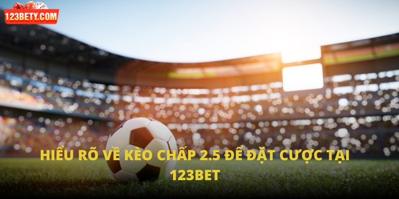 Hiểu rõ về kèo chấp 2.5 để đặt cược tại 123Bet